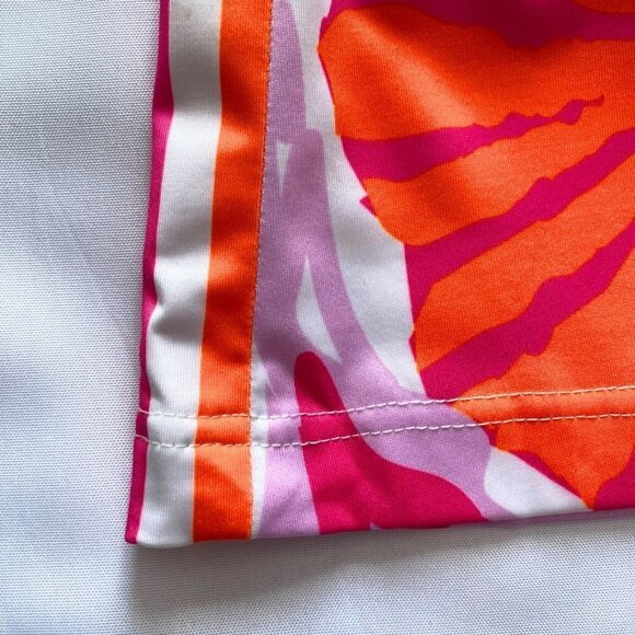 GRETCHEN SCOTT ORANGE PINK WHITE ABSTRACT SKORT - S - Picture 5 of 7